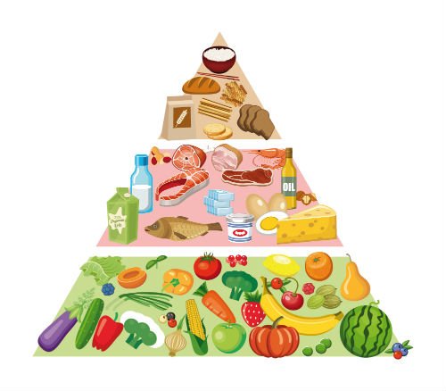 NUTRIADAPT výživová pyramida